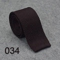 Men's Slim Knit Tie in Black – men's knit tie