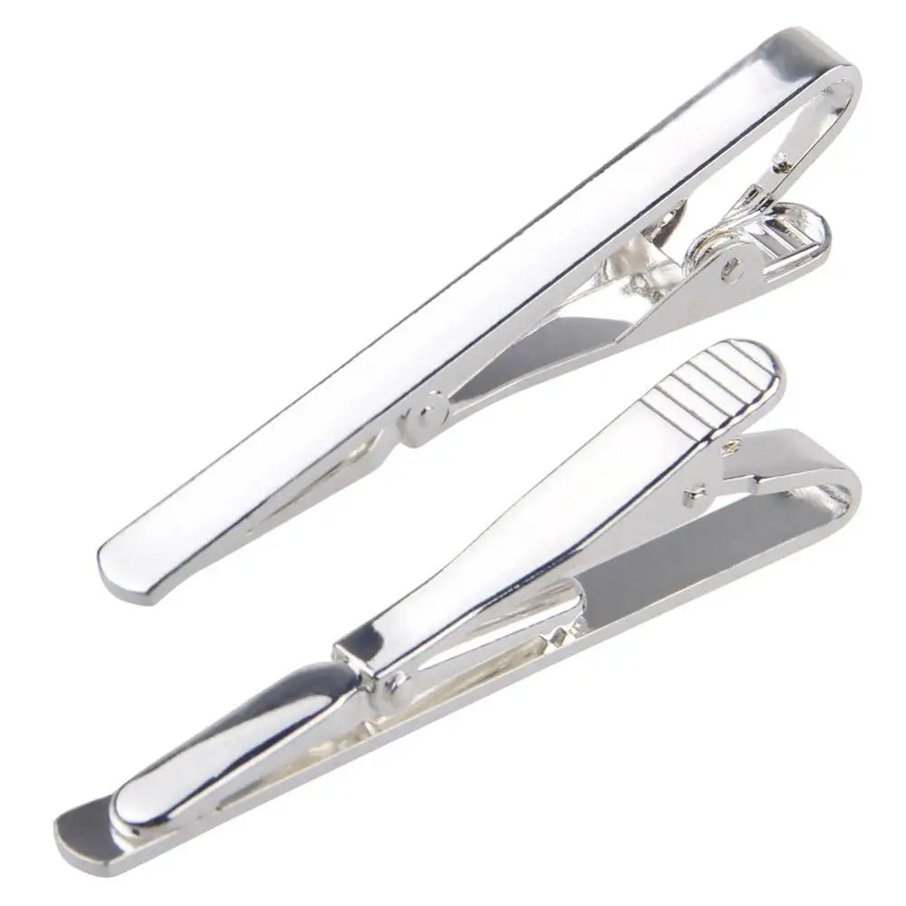 Classic Tie Bar Clip in Silver – tie bar clip