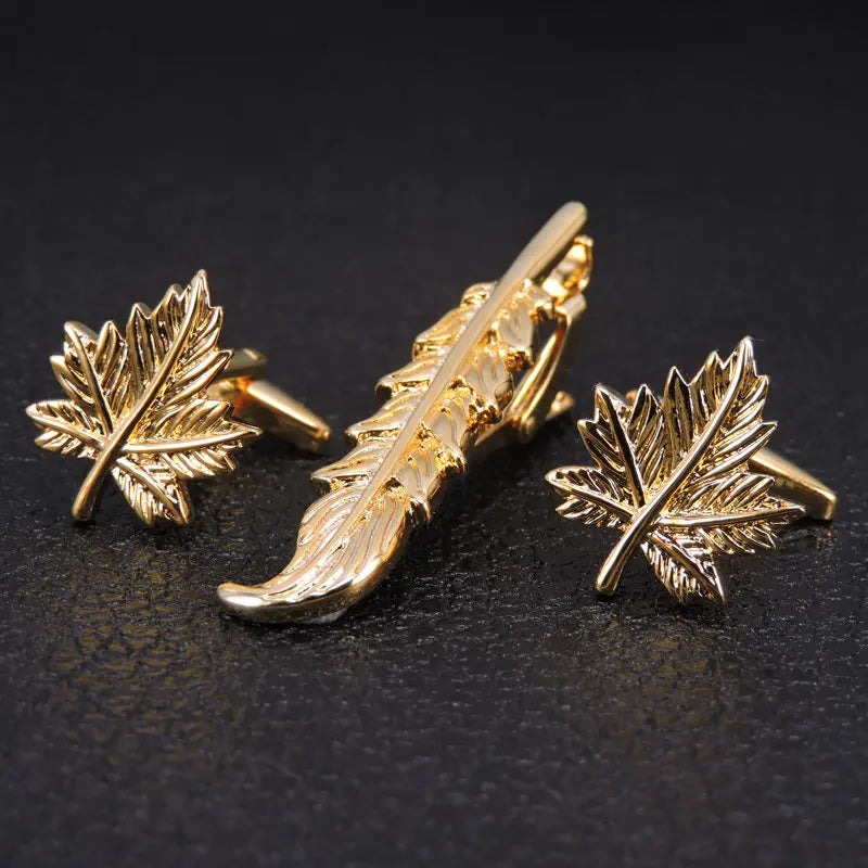 Cufflinks & Tie Clip Set