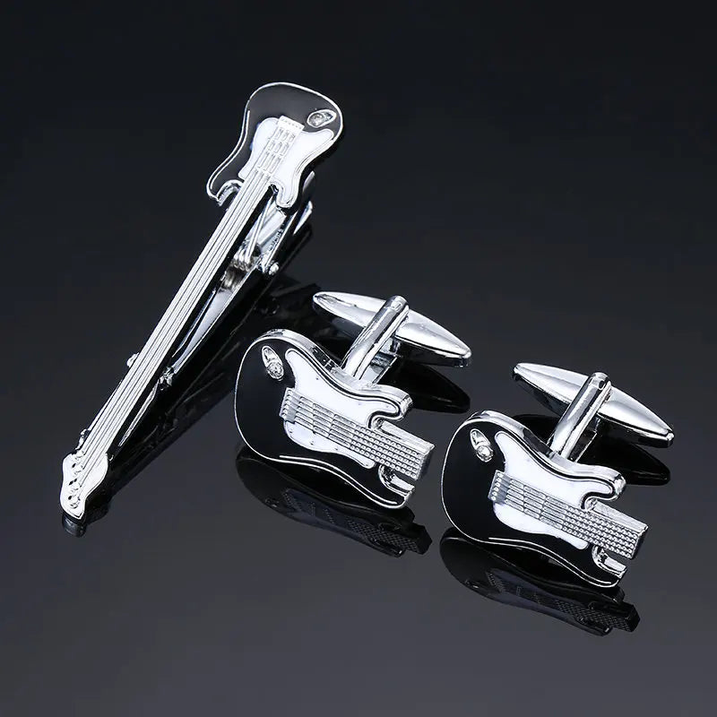 Cufflinks & Tie Clip Set