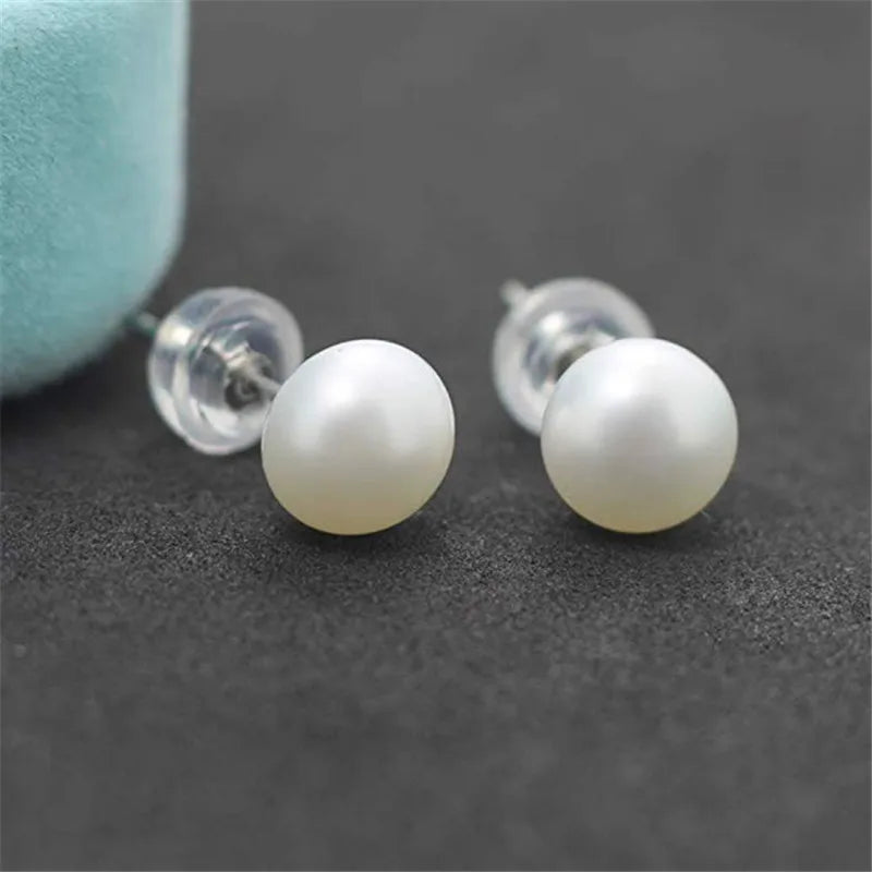 Freshwater Pearl Stud Earrings – freshwater pearl earrings, photo 3