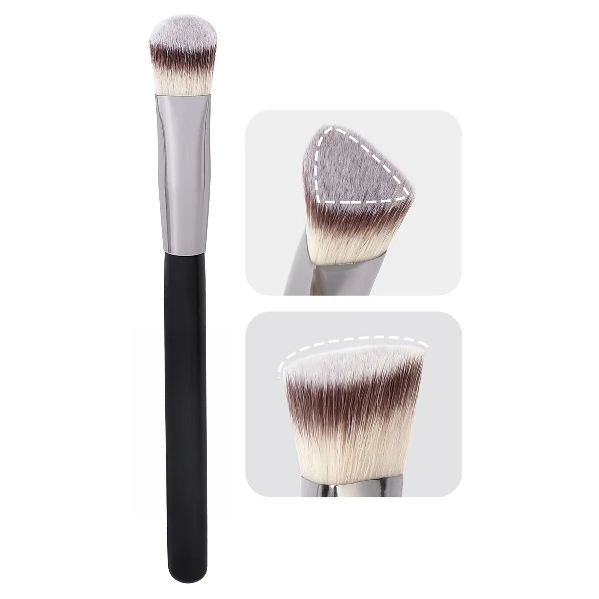 Triangle Concealer Brush in Green – concealer brush