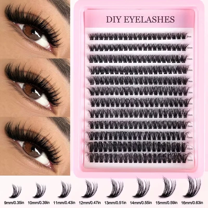 Cluster Lashes Kit (240 Pieces)