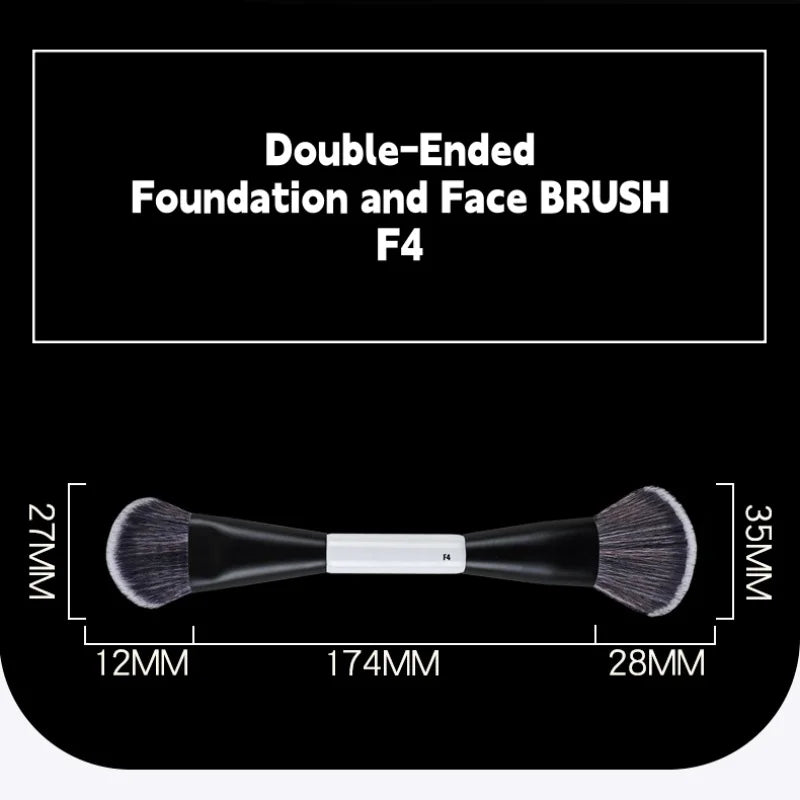 Double-Ended Face Makeup Brush – double-ended makeup brush, photo 1
