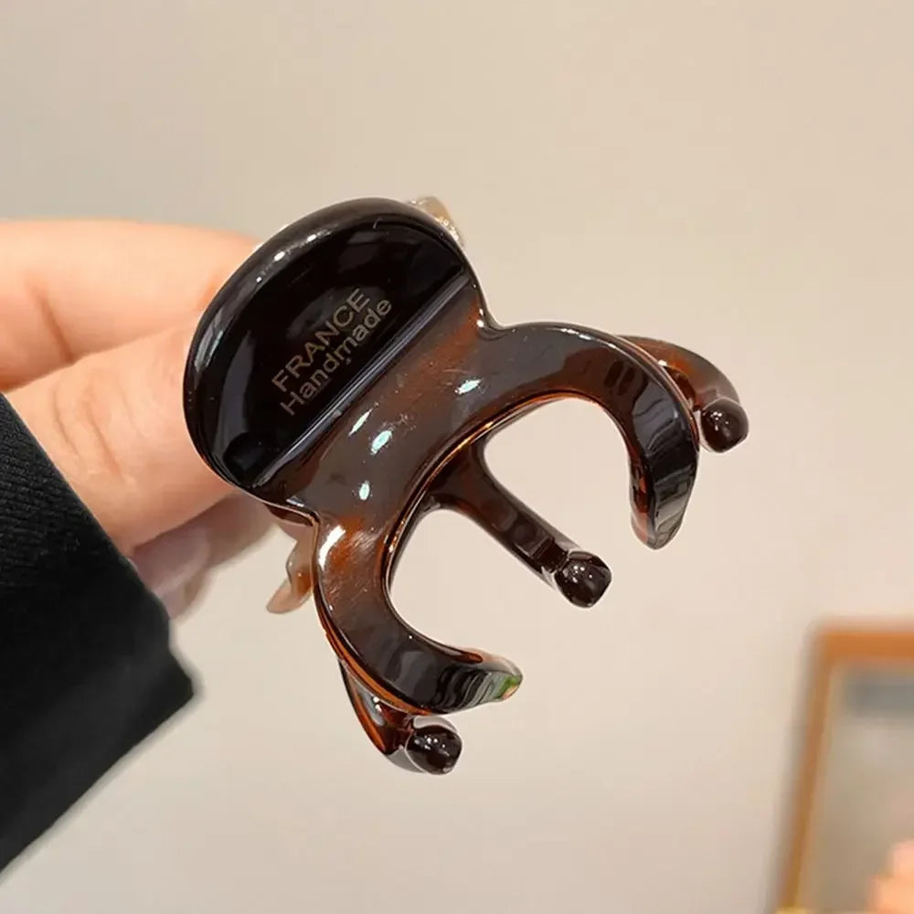 Acetate French Hair Claw Clip in Tortoiseshell – acetate hair claw clip
