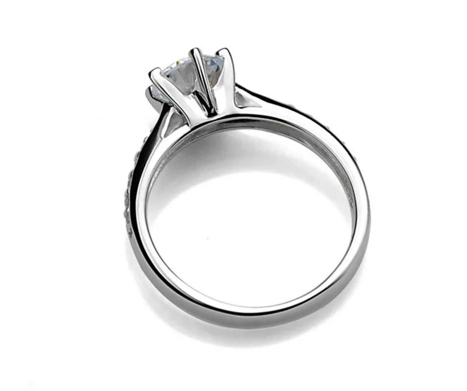 Sterling Silver Solitaire Ring – sterling silver solitaire ring, photo 5