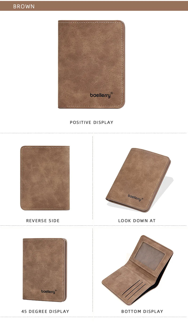 Minimalist Leather Wallet & Card Holder – Gift for Him, photo 14