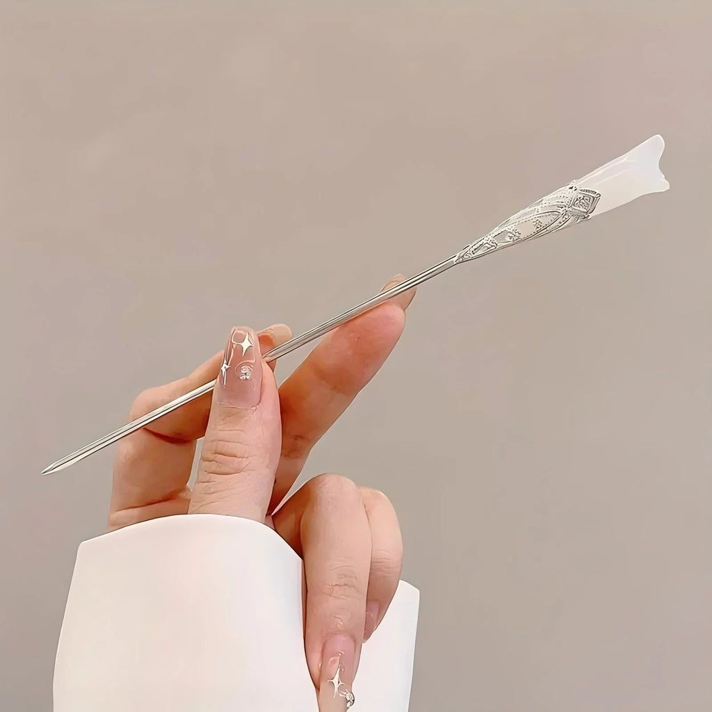 Tassel Hair Stick – Flower & Pearl Hair Accessory, photo 8