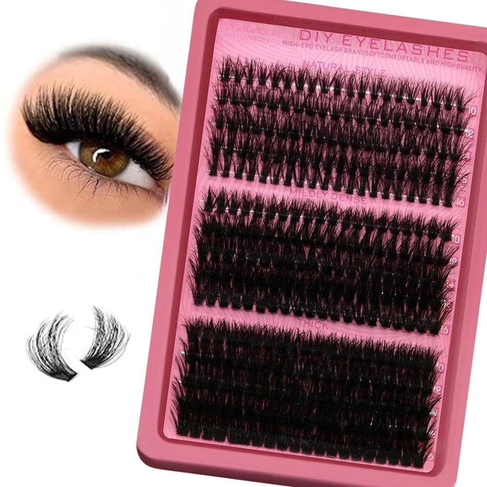 Cluster Lashes Kit (240 Pieces)