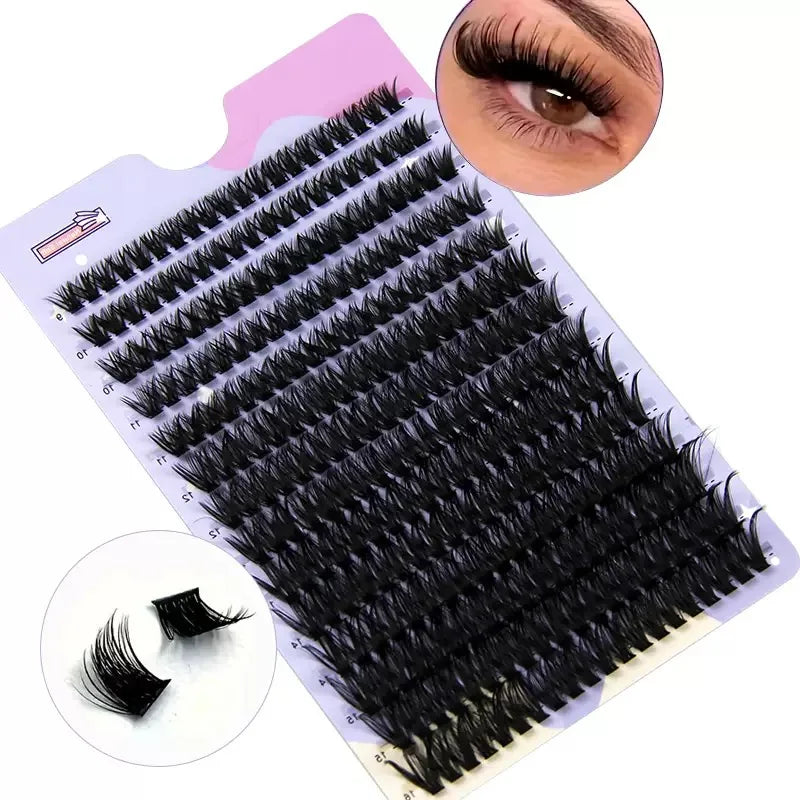 Cluster Lashes Kit (240 Pieces)