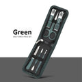 6-Piece Grooming & Manicure Kit in 6 Pcs Green – Gift for Him