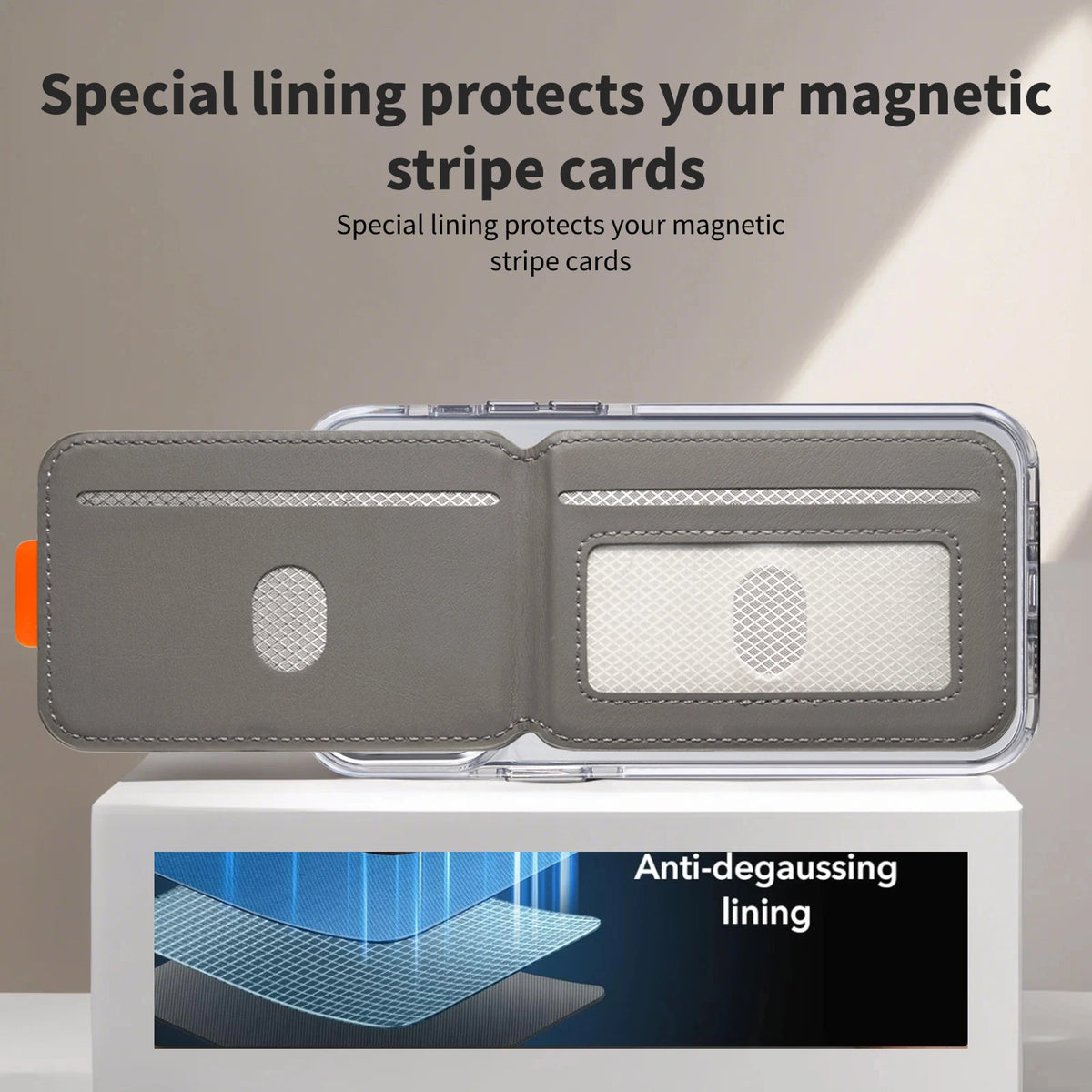 Magnetic Phone Card Holder – Slim Wallet Gift, photo 3