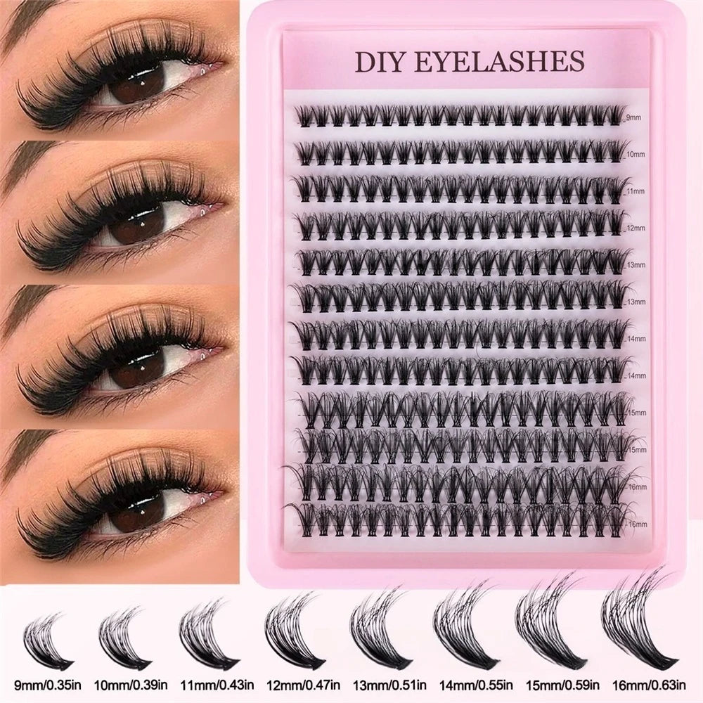 Cluster Lashes Kit (240 Pieces)