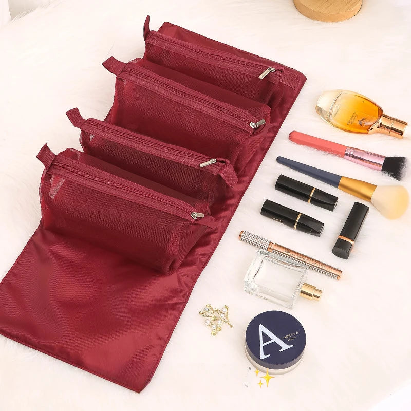 4-in-1 Travel Makeup Bag