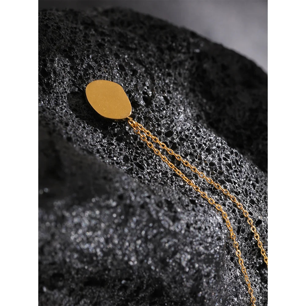 Opal Oval Pendant Necklace – opal pendant necklace, photo 5