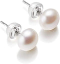 Freshwater Pearl Stud Earrings in Silver – freshwater pearl earrings