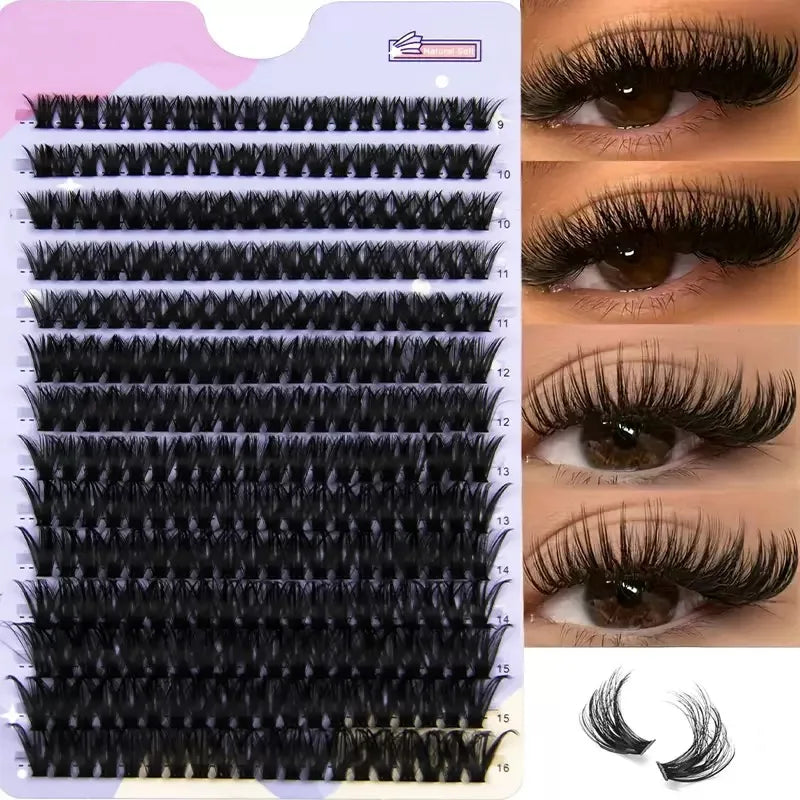 Cluster Lashes Kit (240 Pieces)