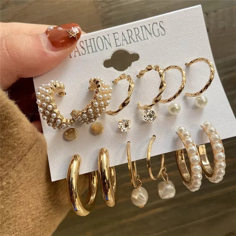 Gold Hoop Earrings Set – Mix & Match Gift for Her, photo 9