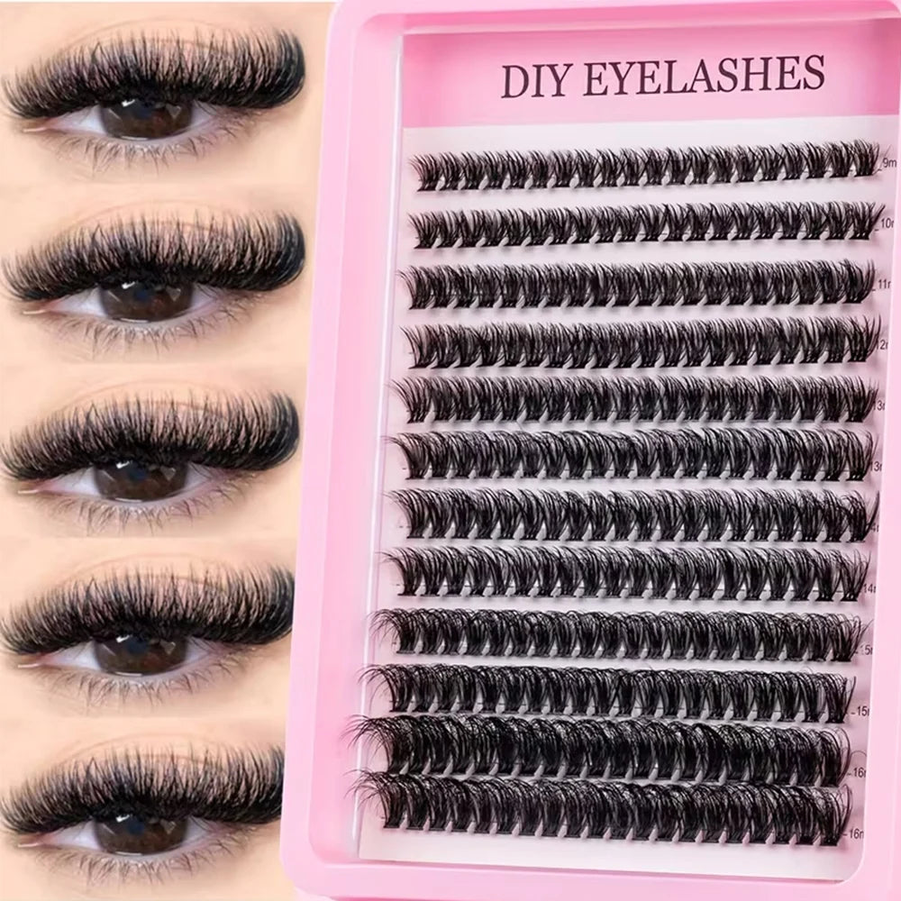 Cluster Lashes Kit (240 Pieces)