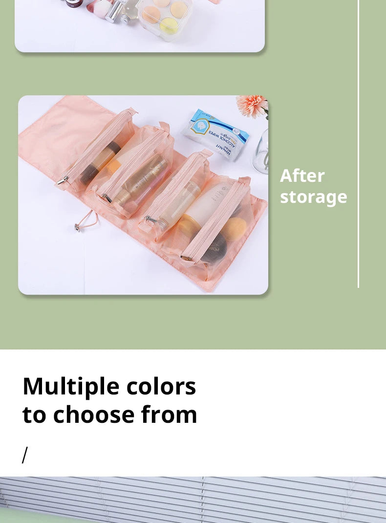 4-in-1 Travel Makeup Bag
