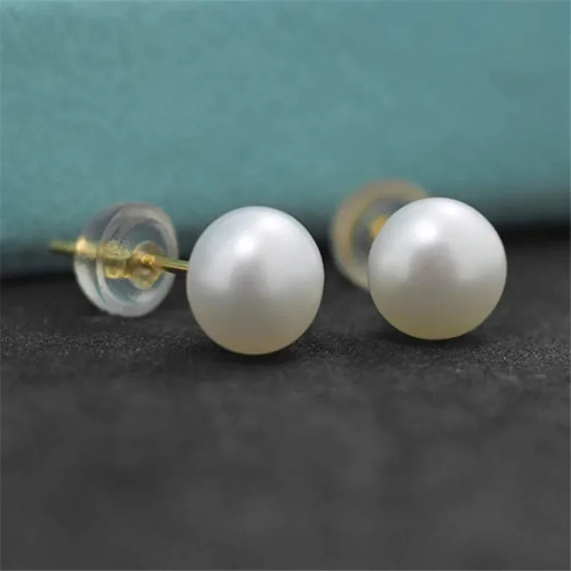 Freshwater Pearl Stud Earrings – freshwater pearl earrings, photo 1