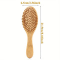 Bamboo Paddle Hair Brush in Oval – Medium – Detangling Scalp Brush