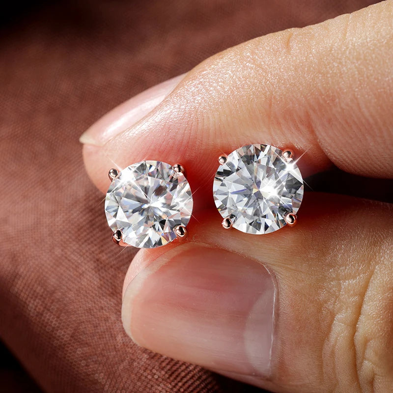 Moissanite Stud Earrings – moissanite stud earrings, photo 2