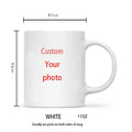 Custom Photo Mug in White – custom photo mug