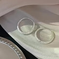 Sparkling Sterling Silver Hoop Earrings – sterling silver hoop earrings, photo 2