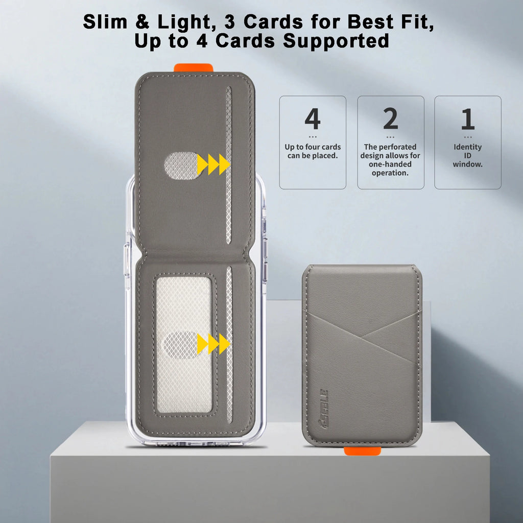 Magnetic Phone Card Holder – Slim Wallet Gift, photo 4