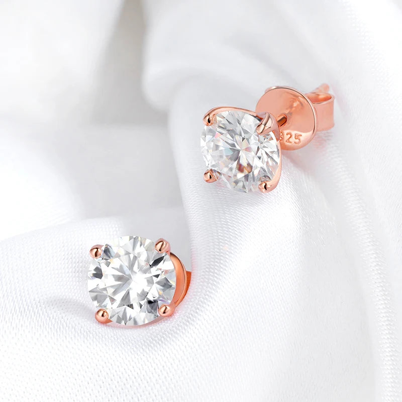 Moissanite Stud Earrings – moissanite stud earrings, photo 1