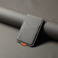 Magnetic Phone Card Holder in Dark Grey – Slim Wallet Gift