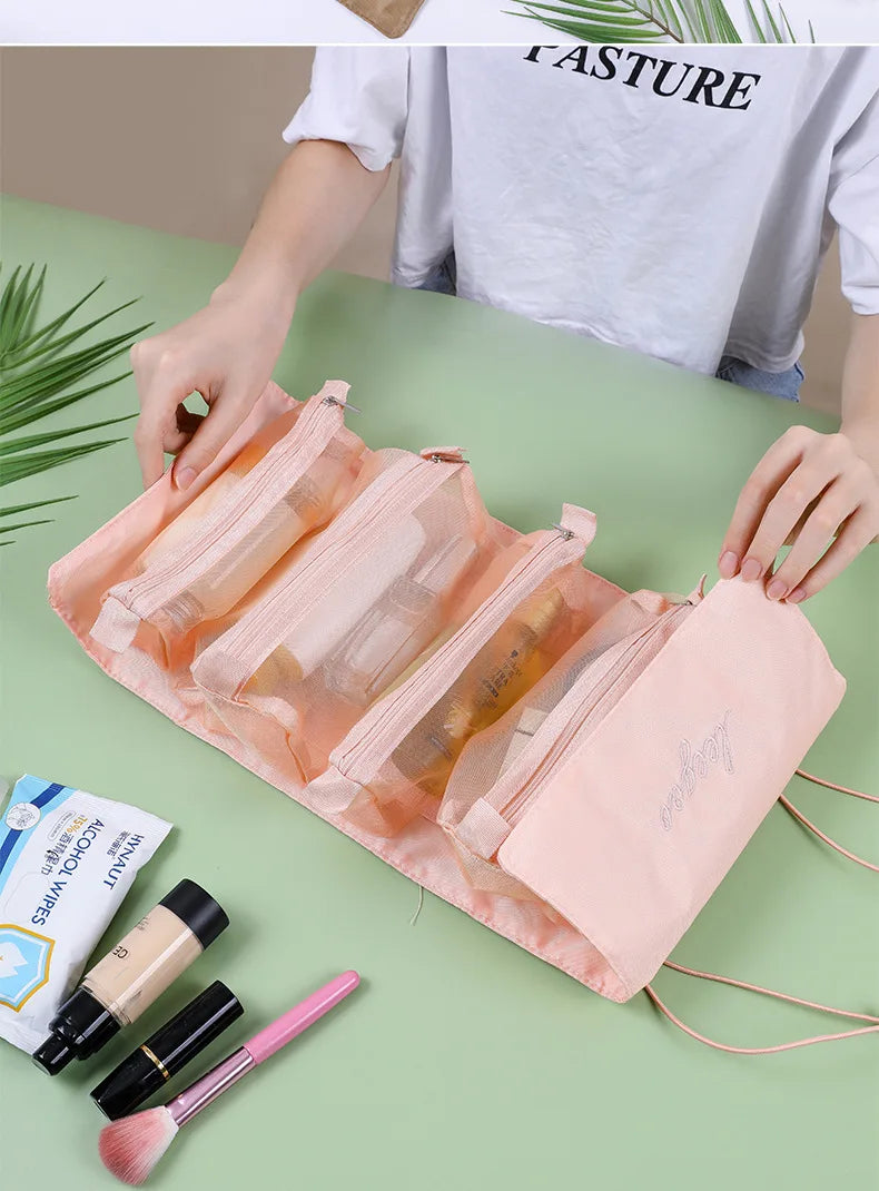 4-in-1 Travel Makeup Bag