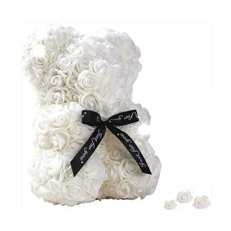 Eternal Rose Teddy Bear (25 cm) – Anniversary Gift, photo 3
