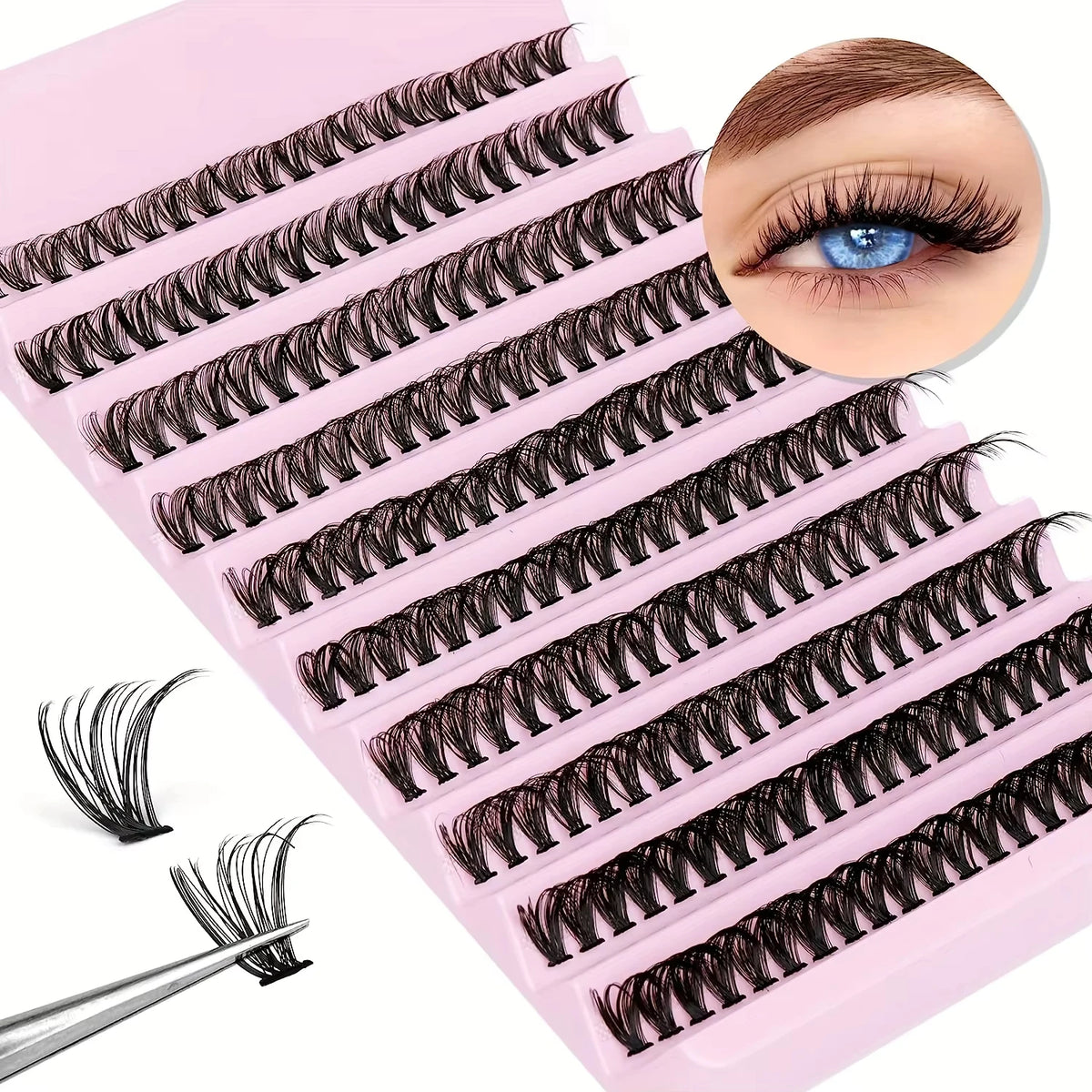 Cluster Lashes Kit (240 Pieces)