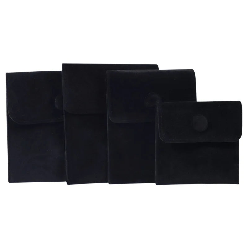 Velvet Jewelry Gift Pouch in Black – velvet jewelry pouch