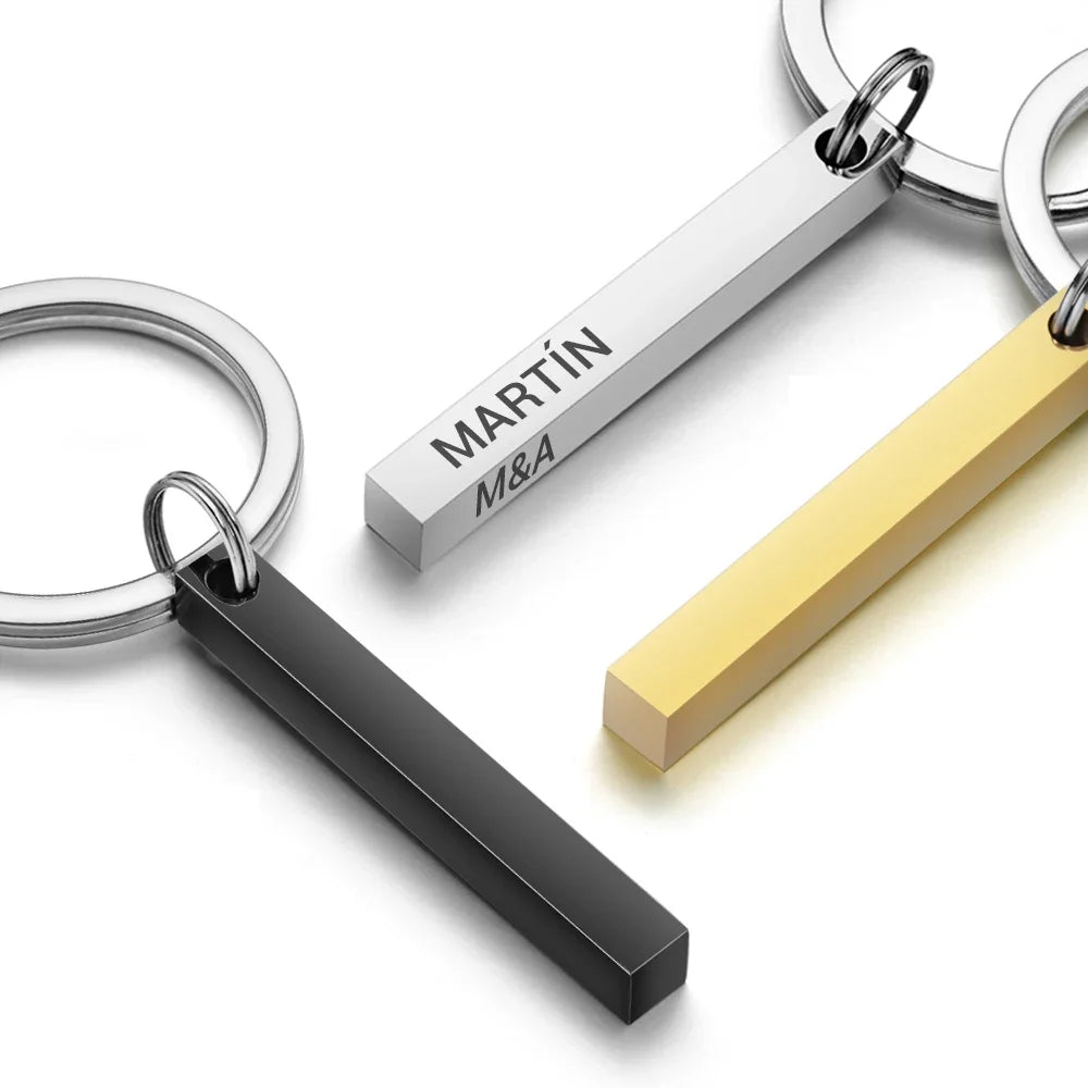 Engraved Bar Keychain – engraved bar keychain, photo 2