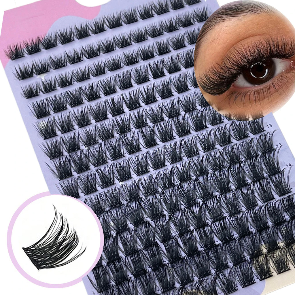 Cluster Lashes Kit (240 Pieces)