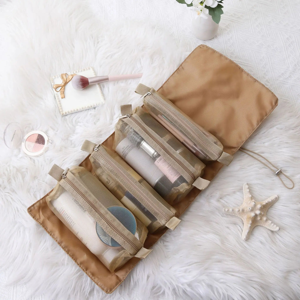 4-in-1 Travel Makeup Bag