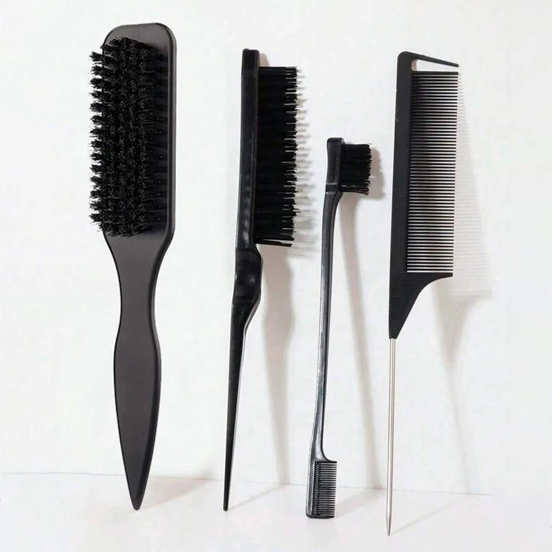 Slick-Back Hair Brush Set – Sleek Ponytail Brush, photo 13