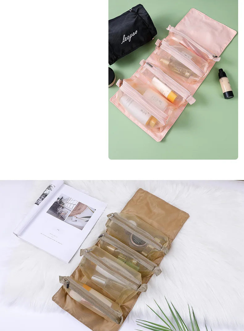4-in-1 Travel Makeup Bag