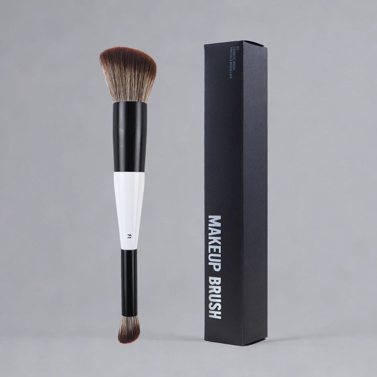 Double-Ended Face Makeup Brush in Powder & Highlight – double-ended makeup brush