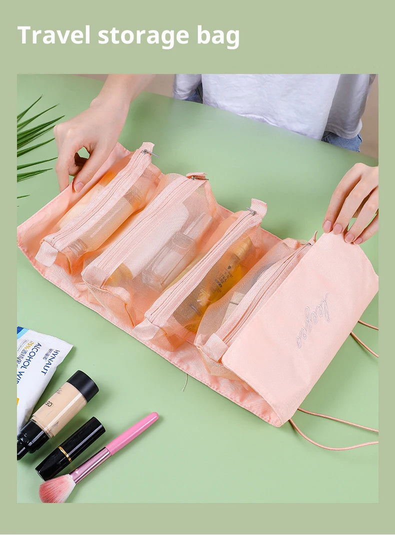 4-in-1 Travel Makeup Bag