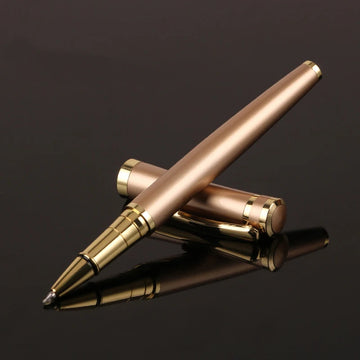 Engraved Name Metal Ballpoint Pen in Gold – engraved name pen