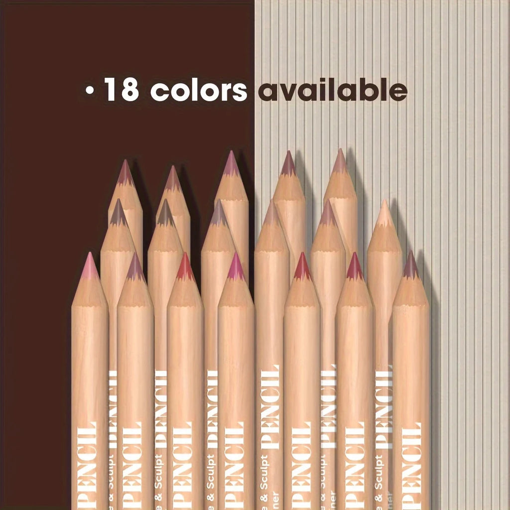 Velvet Matte Lip Liner Set (6 Pencils)