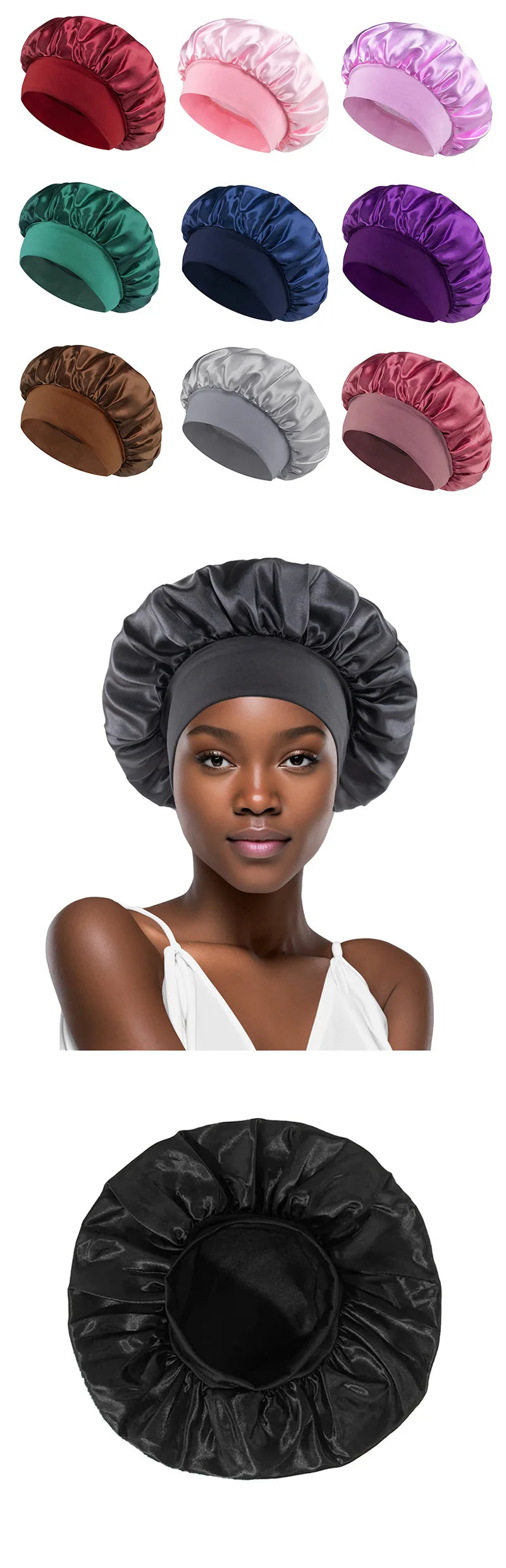 Satin Sleep Bonnet