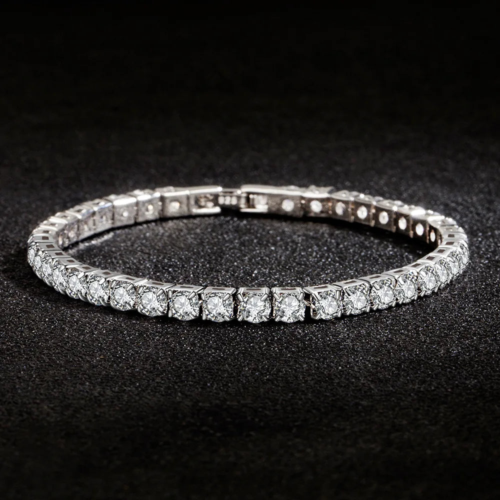 Sterling Silver Tennis Bracelet – Anniversary Gift for Her, photo 7