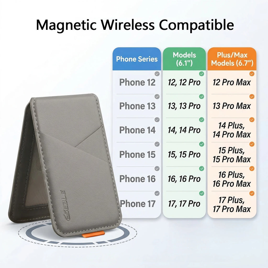Magnetic Phone Card Holder – Slim Wallet Gift, photo 6