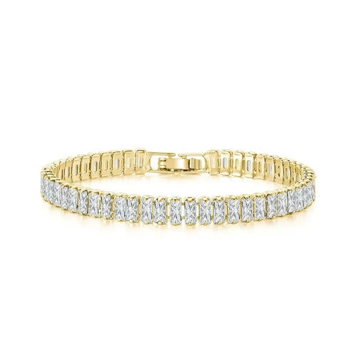 Square-Cut Tennis Bracelet – square-cut tennis bracelet, photo 1