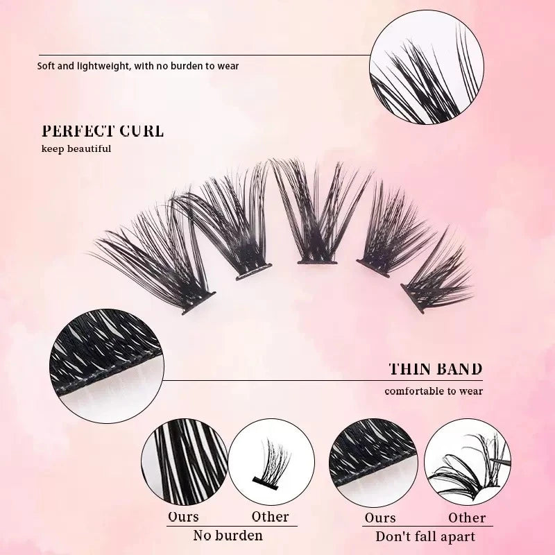 Cluster Lashes Kit (240 Pieces)